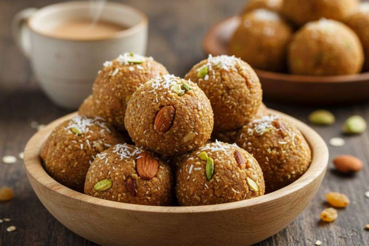 Sugar Free Diwali Snacks: घर पर बनाएं शुगर फ्री दिवाली स्नैक्स, जानिए हेल्दी और टेस्टी रेसिपी 4 Oats Laddo