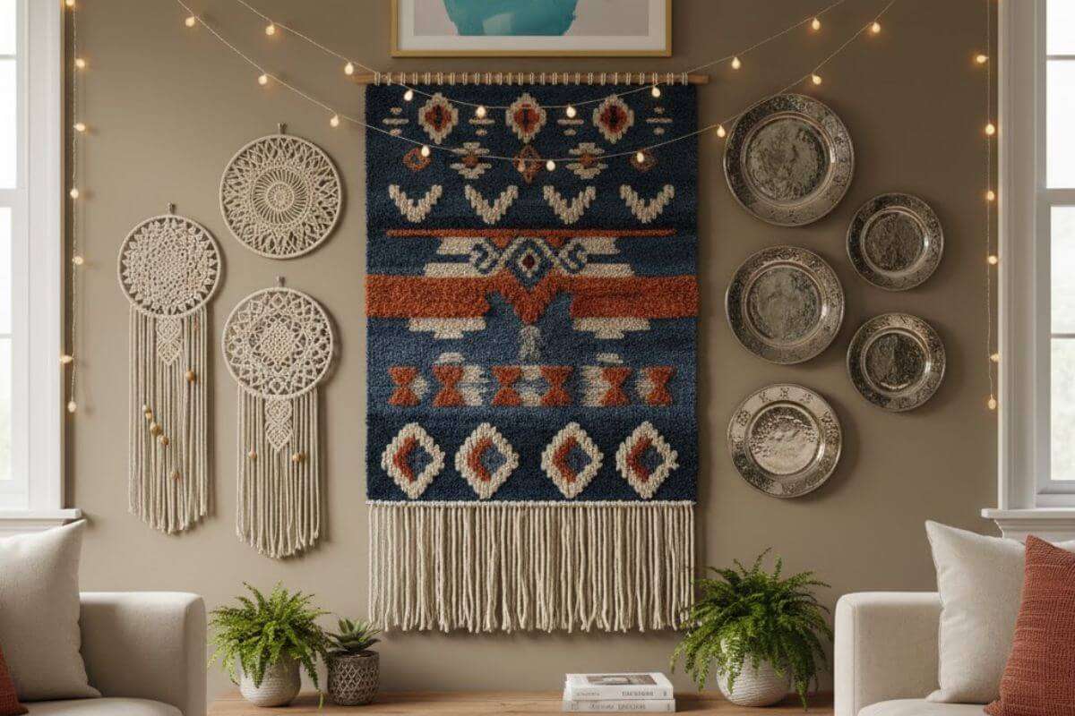 Living Room Wall Decoration Ideas: अपने लिविंग रूम को दें नया और स्टाइलिश लुक, दीवारों को सजाने के लिए ट्राई करें ये डेकोरेशन आइडियाज 6 Wall Hanging