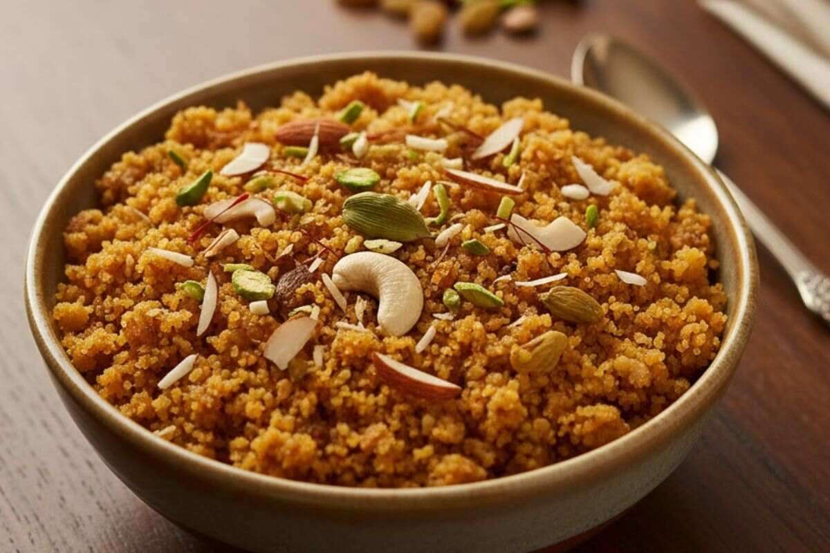 Besan Suji Mixed Halwa 