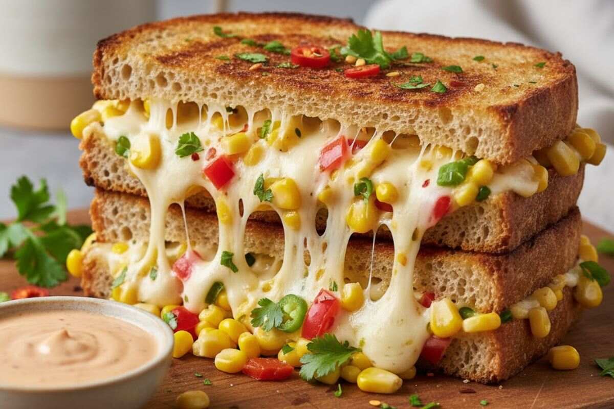 Cheese Corn Toast