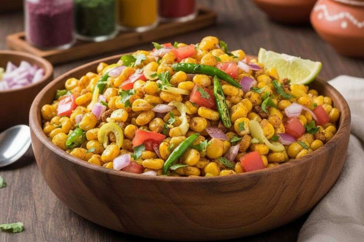 Crispy Corn Chaat 