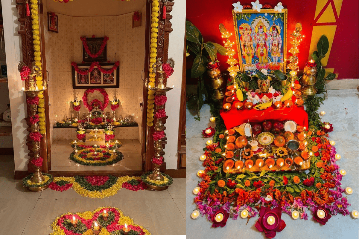 Dev Deepawali Temple Decoration Ideas: इस देव दीपावली घर के मंदिर को दें दिव्य लुक, जानें आसान और सुंदर सजावट के आइडियाज 1 Easy And Simple Dev Deepawali Mandir Decor Ideas