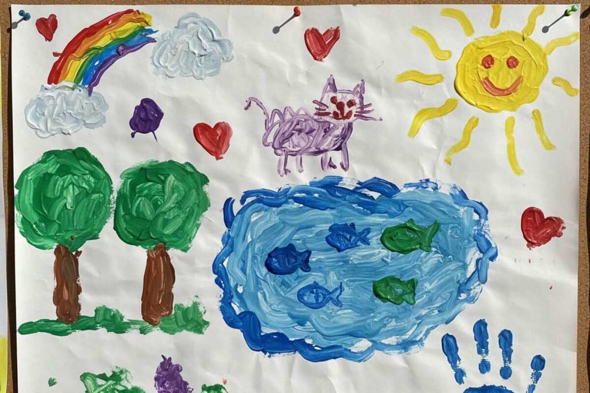 Kids Painting For Children'S Day 