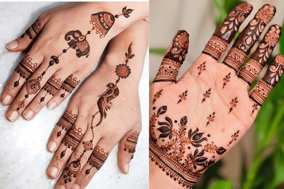 Minimal Mehndi Designs: ट्रेंड में छाए ये सिंपल, स्लिक और बेहद एलीगेंट मिनिमल मेहंदी पैटर्न - हर मौके के लिए परफेक्ट 9 Modern Minimal Henna