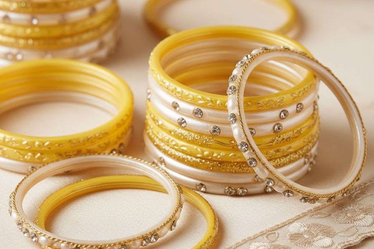 Stone Work Bangle Design