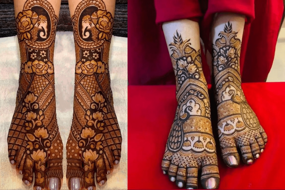 Bridal Leg Mehndi Designs: शादी के दिन अपने पैरों की खूबसूरती बढ़ाने के लिए अपनाएं ये स्टाइलिश और ट्रेंडिंग डिजाइंस 5 Top To Toe Mehndi Design