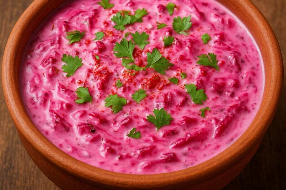 beetroot raita