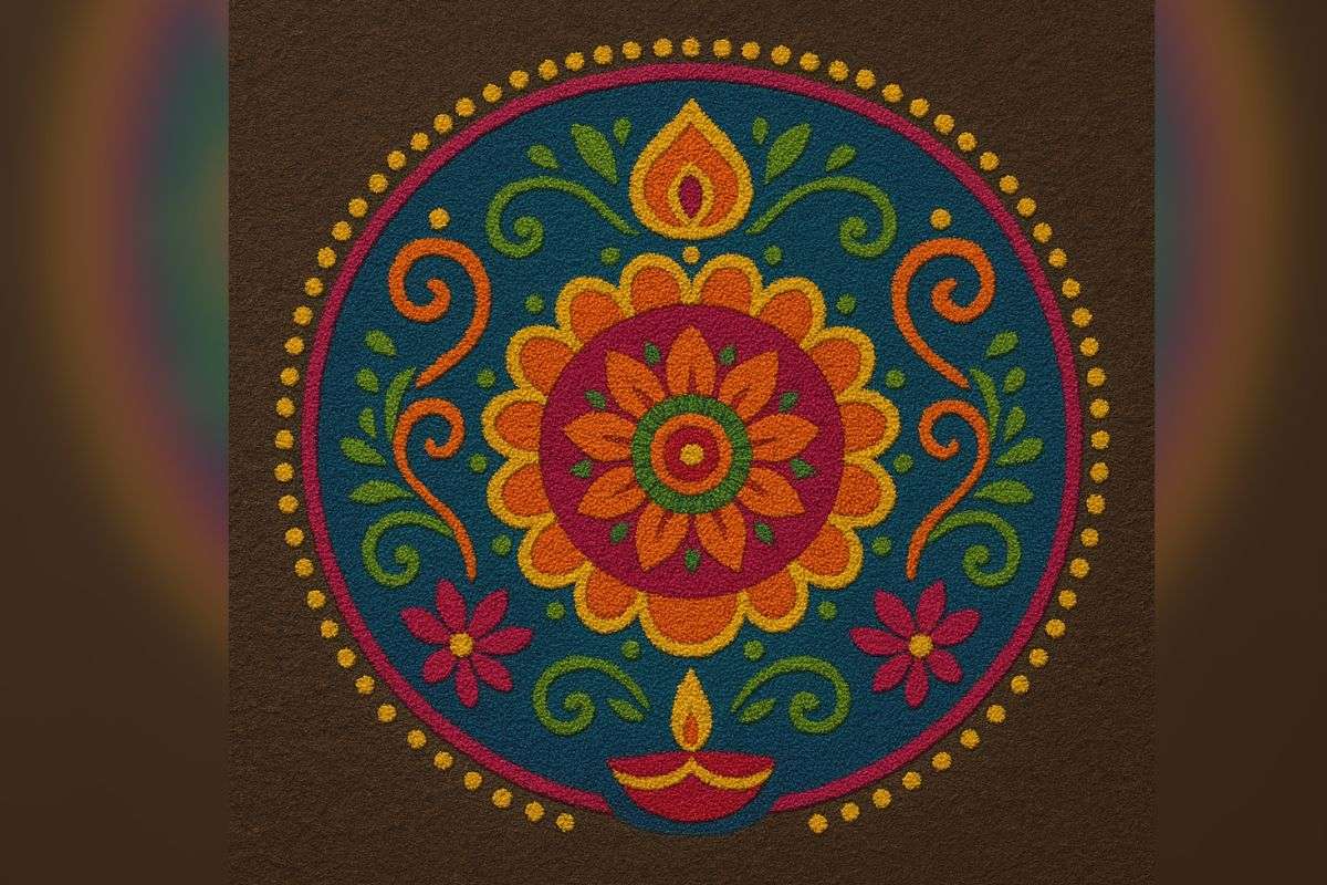 colour full rangoli