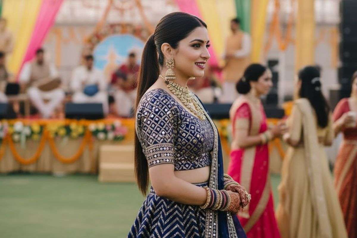 Hairstyle Ideas For Wedding Function: हर वेडिंग फंक्शन के लिए परफेक्ट हैं ये खूबसूरत हेयरस्टाइल आइडियाज, लुक बनेगा स्टाइलिश और ग्लैमरस 4 High Ponytail