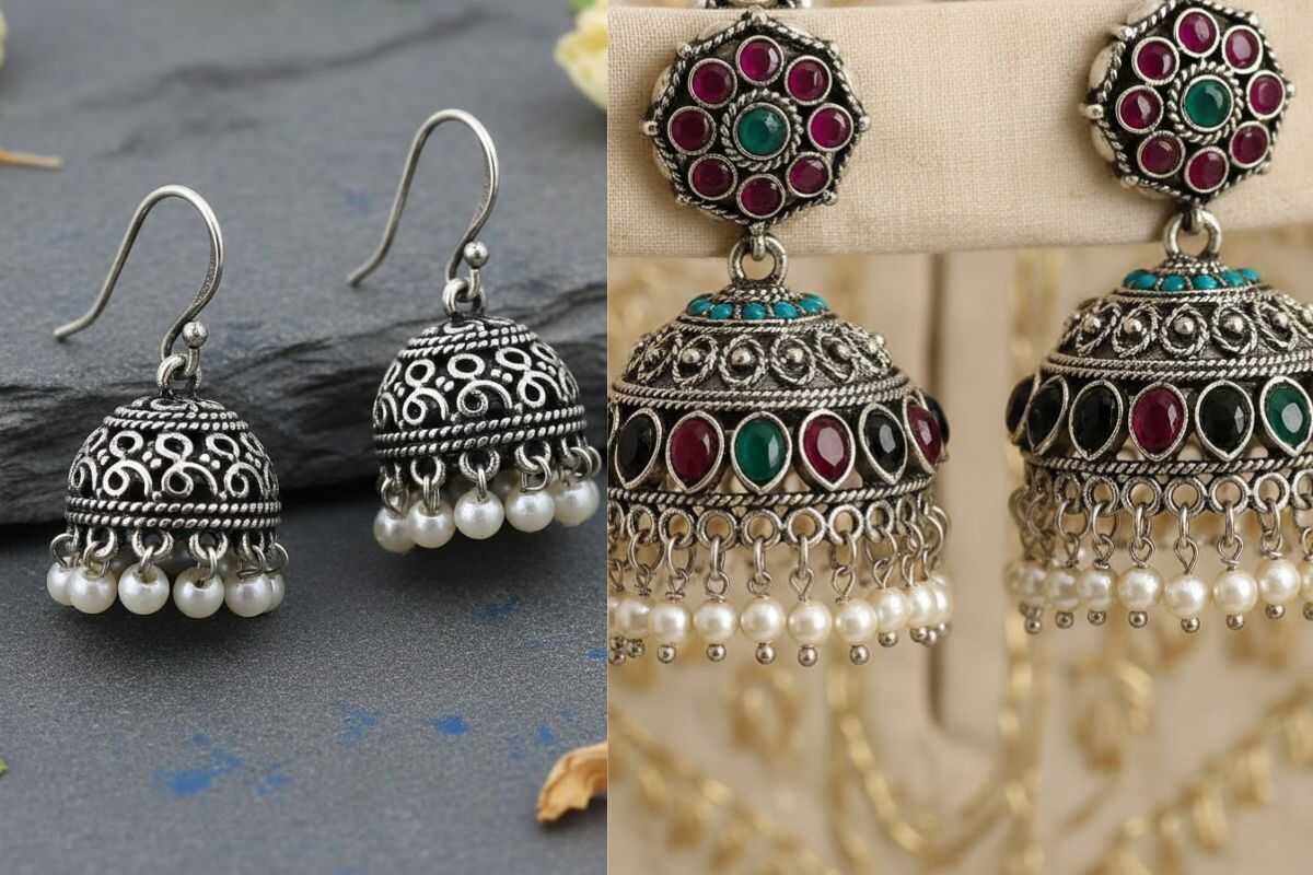 Beautiful Earrings Design Ideas: कुर्ती के साथ ट्राई करें ये इयररिंग्स डिजाइन आइडियाज, अपने लुक को बनाएं खास 4 Jhumka Earrings