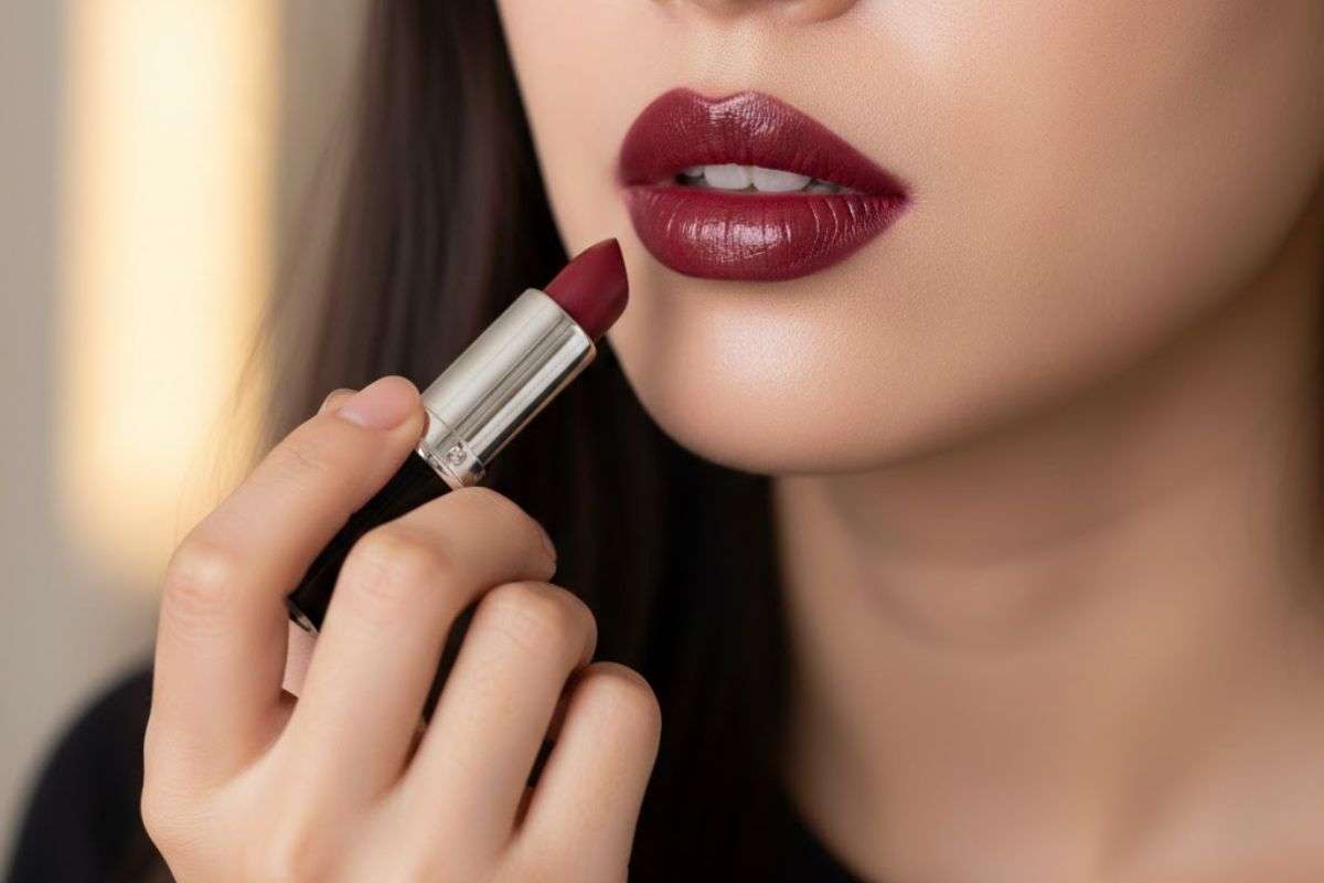 maroon lipstick shade