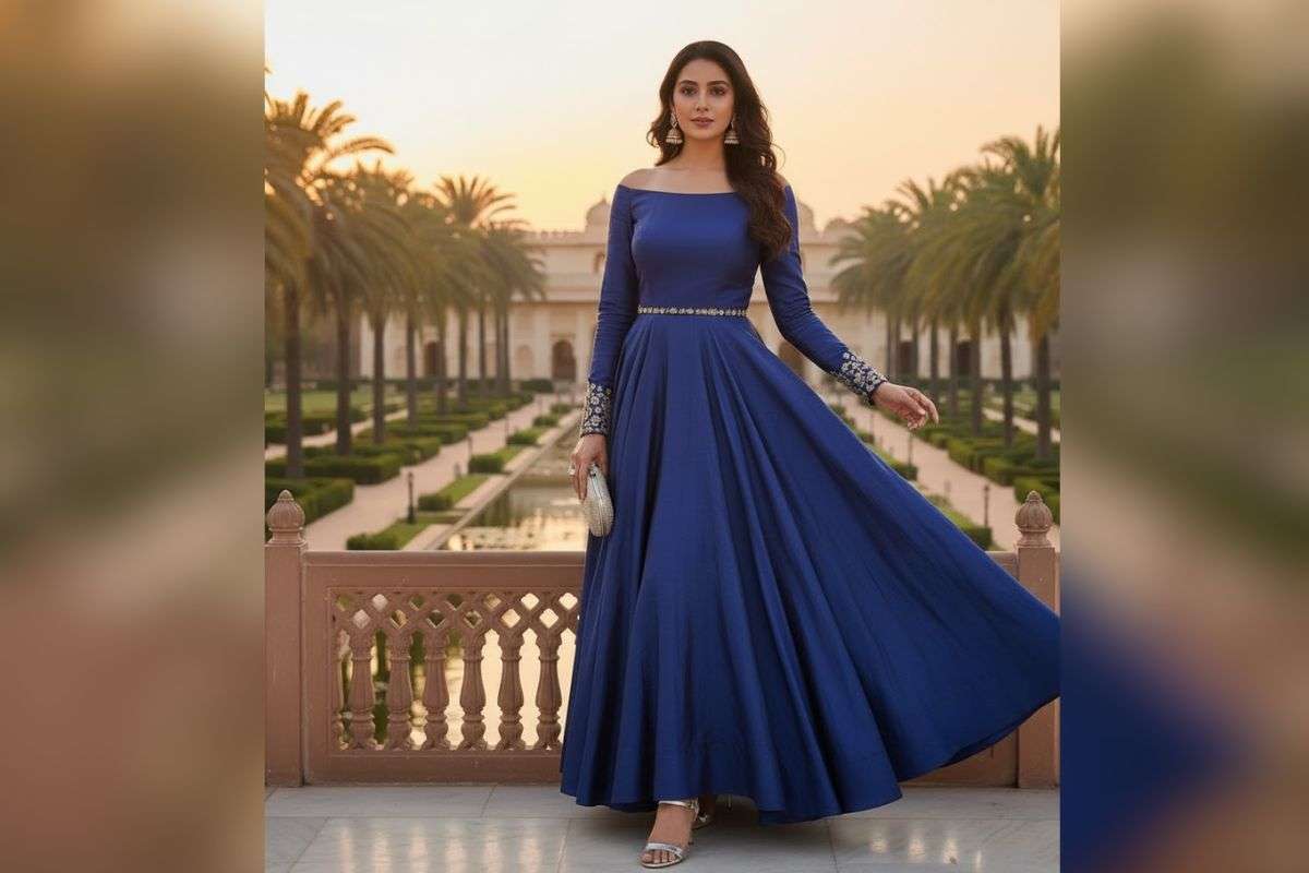 First Anniversary Outfit Ideas: शादी की पहली सालगिरह पर लुक को बनाएं खास, इन स्टाइलिश आउटफिट आइडियाज को करें ट्राई 2 Off Shoulder Gown