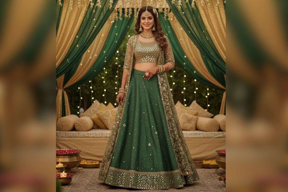 Mehndi Outfit Ideas: मेहंदी फंक्शन के मौके पर अपने लुक को बनाएं खास, ट्राई करें ये खूबसूरत आउटफिट आइडियाज 6 Top With Skirt