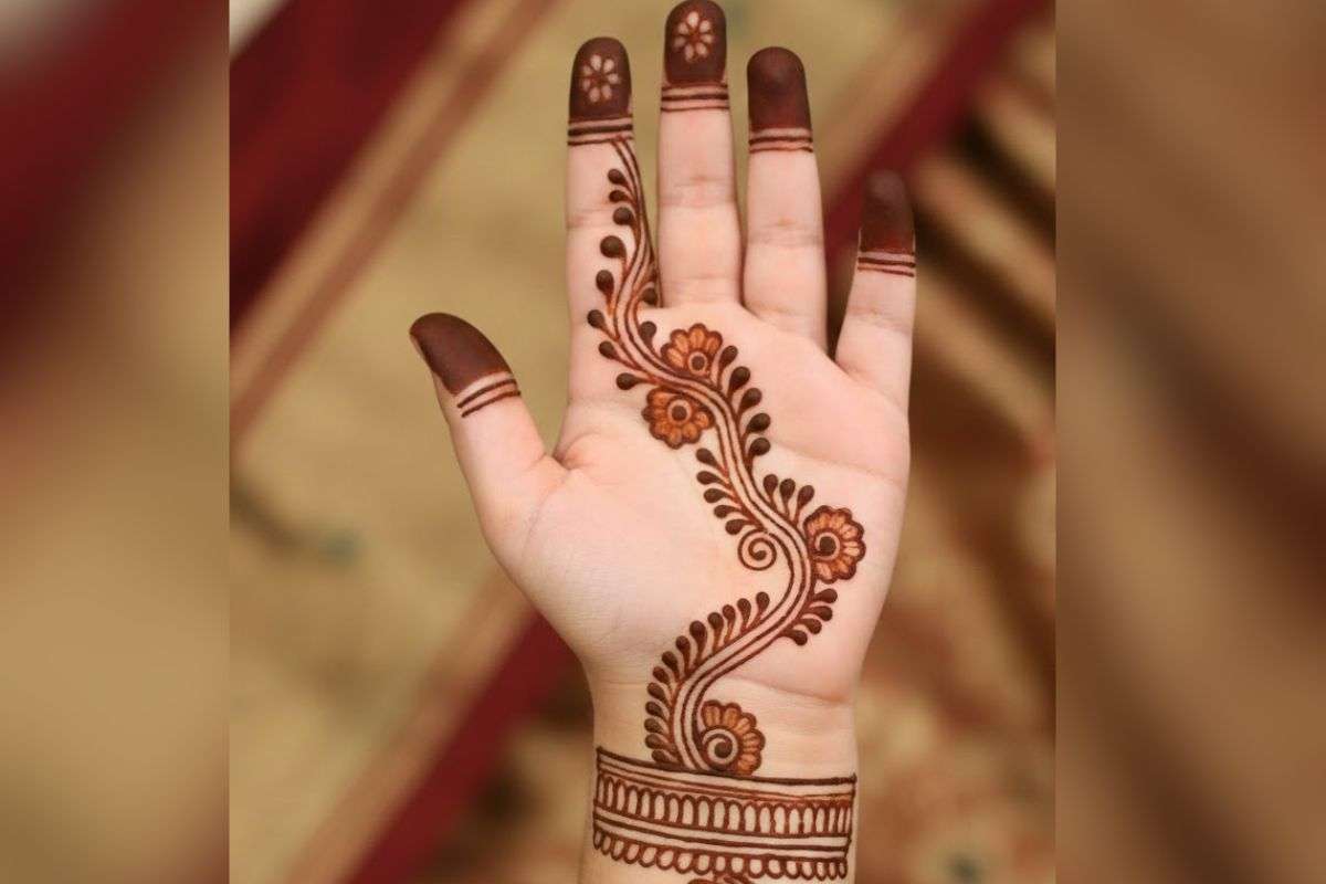 Bel Mehndi Design For Kids