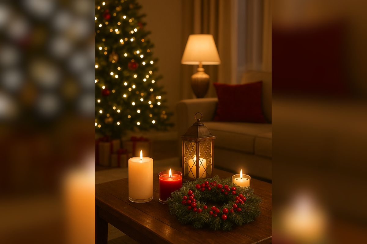 Christmas Candles and Lanterns (AI Generated)