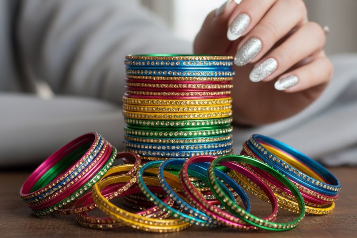 Metal Bangles Design: मेटल बैंगल्स से आपकी कलाई में लगेंगे चार चांद, कलेक्शन के लिए देखें खूबसूरत डिजाइन 4 Colourful Metal Bangle