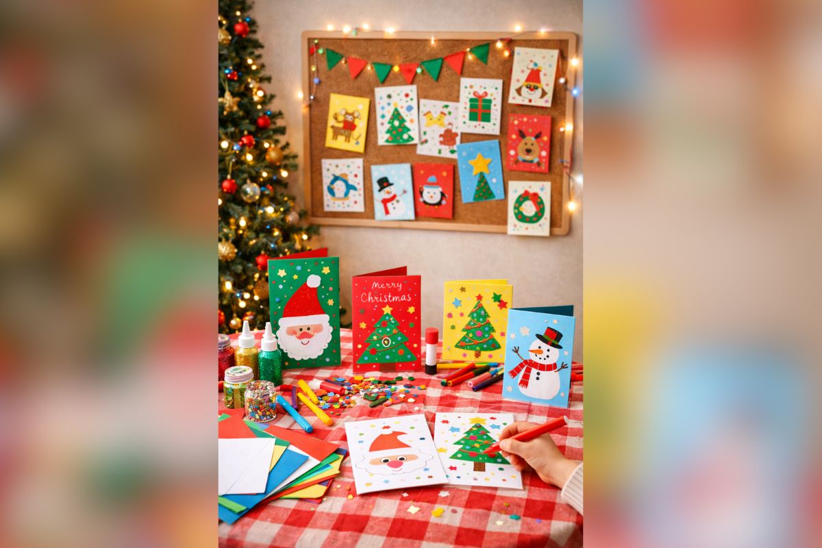 Christmas Decoration Ideas For Kids: घर पर बच्चों के साथ बनाएं ये आसान क्रिसमस डेकोरेशन, त्योहार बनेगा यादगार 5 Diy Christmas Card Corner