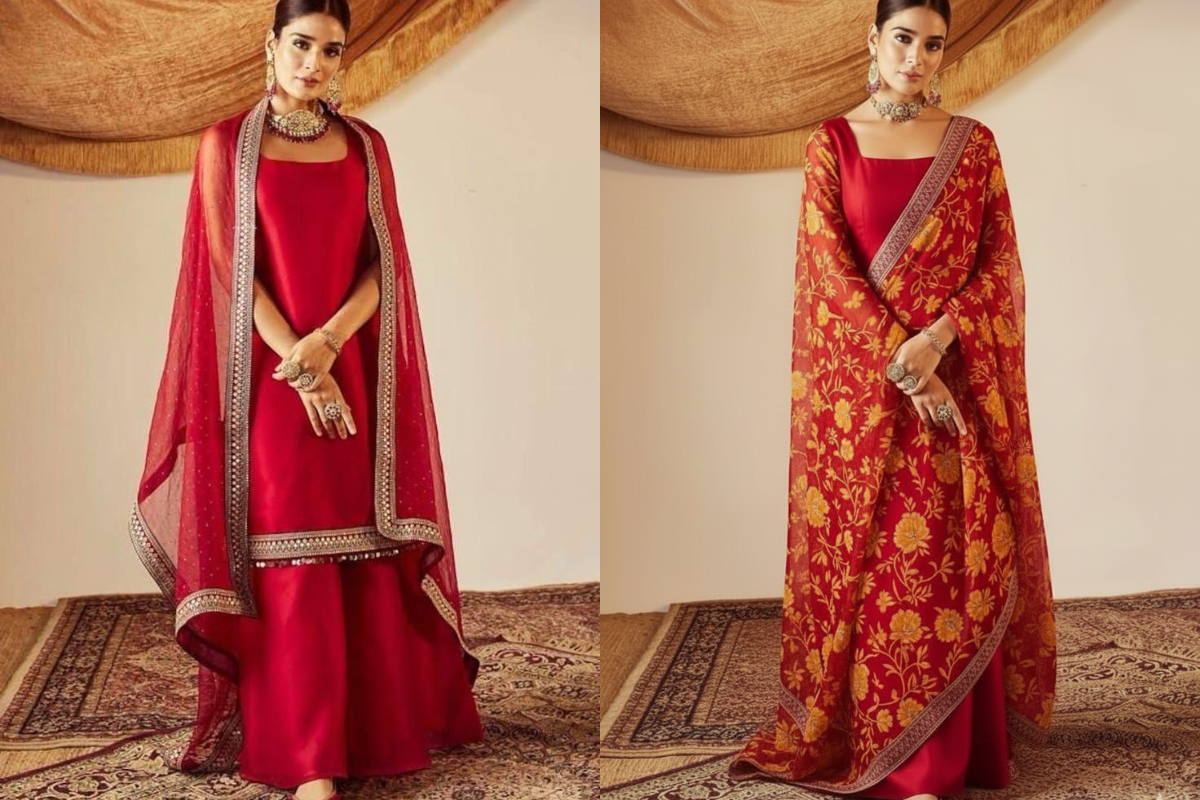 Different Dupatta Styles