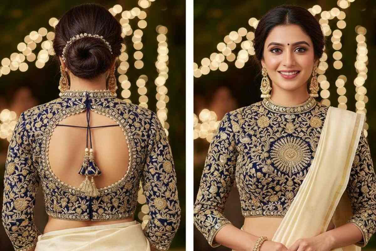 Embroidery Blouse Design 