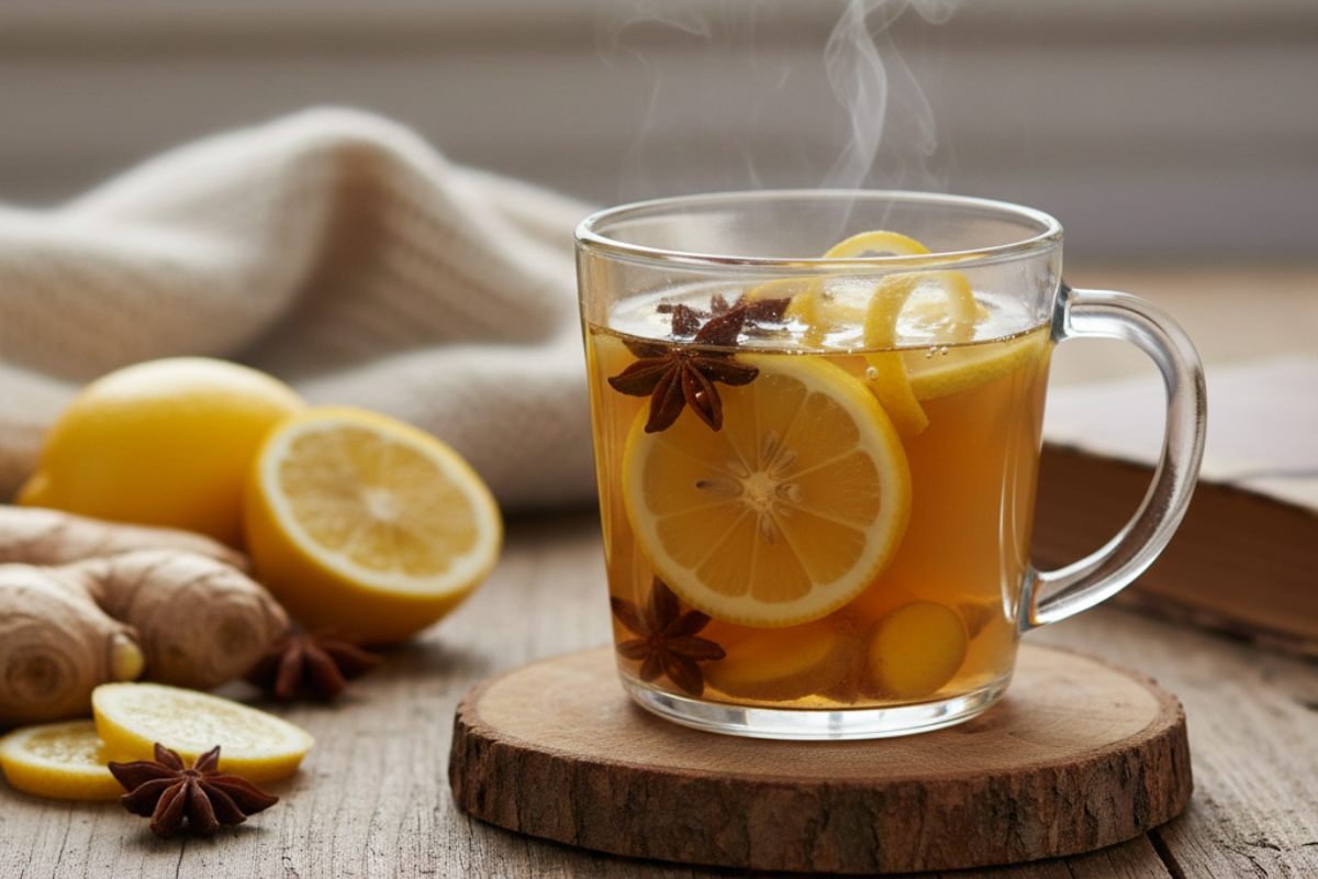 Ginger Lemon Hot Drink