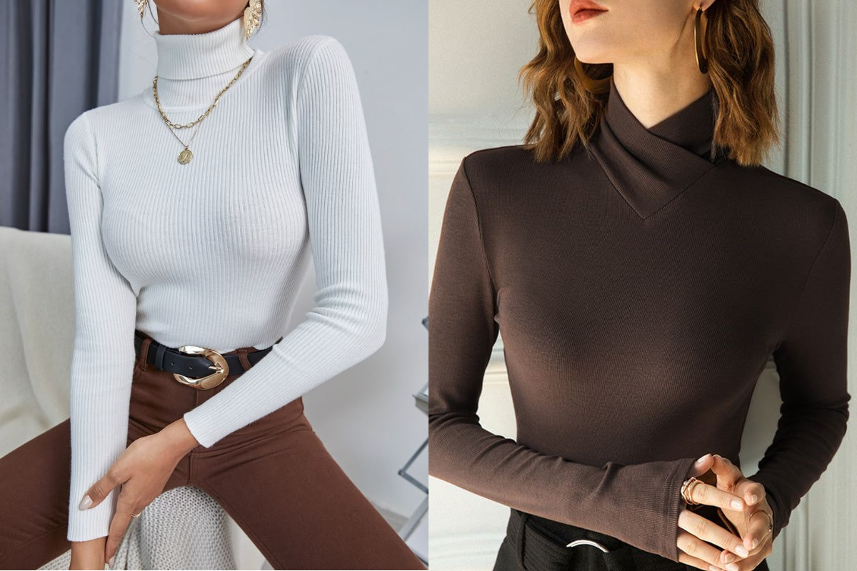 Winter Tops For Women: ठंड में स्टाइलिश दिखने के लिए ट्राय करें ये ट्रेंडी और कम्फर्टेबल विंटर टॉप्स 5 High Neck Tops