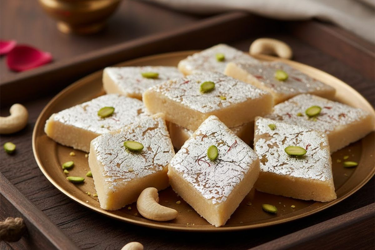 Kaju Katli For Christmas