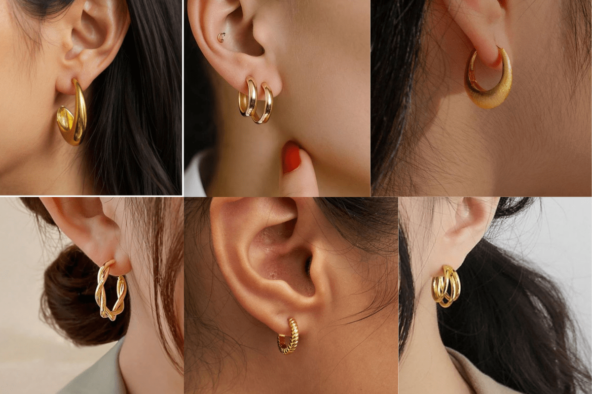 Minimal Gold Hoops