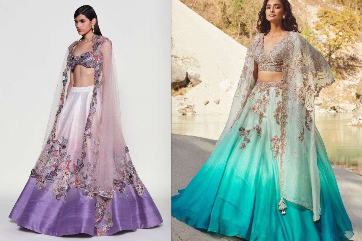 Ombre Lehenga (Image Source: Pinterest)