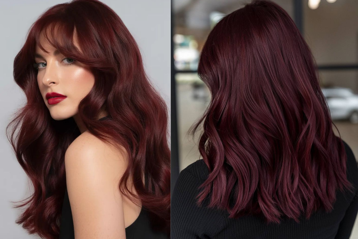 Trending Hair Colors: अपने लुक को दें नया और स्टाइलिश टच, देखें सबसे पॉपुलर हेयर कलर ट्रेंड्स 4 Red Wine Hair Color