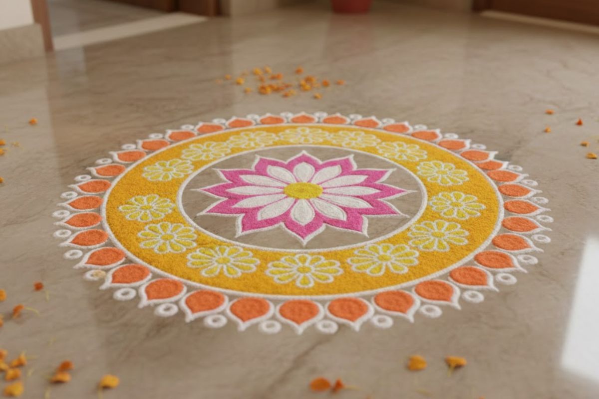 Simple Rangoli Design