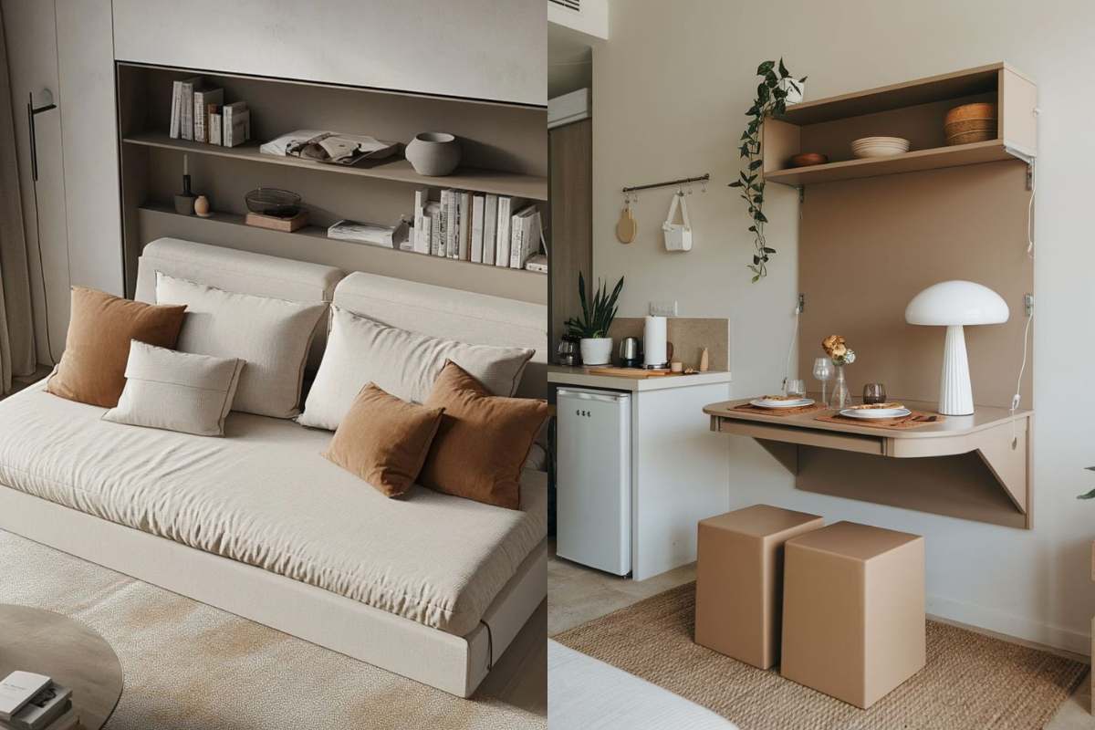 Year Ender 2025: मिनिमलिज्म और नेचुरल टेक्सचर रहे सबसे बड़े ट्रेंड, जानें इस साल के टॉप होम डेकोर आइडियाज 5 Smart Small Space Furniture Solutions