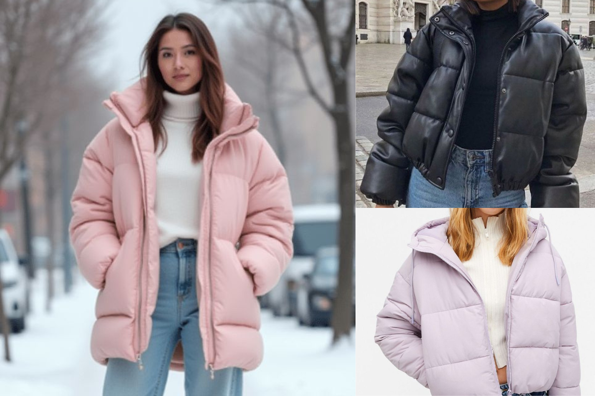 Ladies Jacket Styles: विंटर वार्डरोब को बनाएं ट्रेंडी और स्मार्ट, देखें लेडीज के लिए लेटेस्ट और आकर्षक जैकेट स्टाइल्स 1 Trendy Puffer Jacket For Women