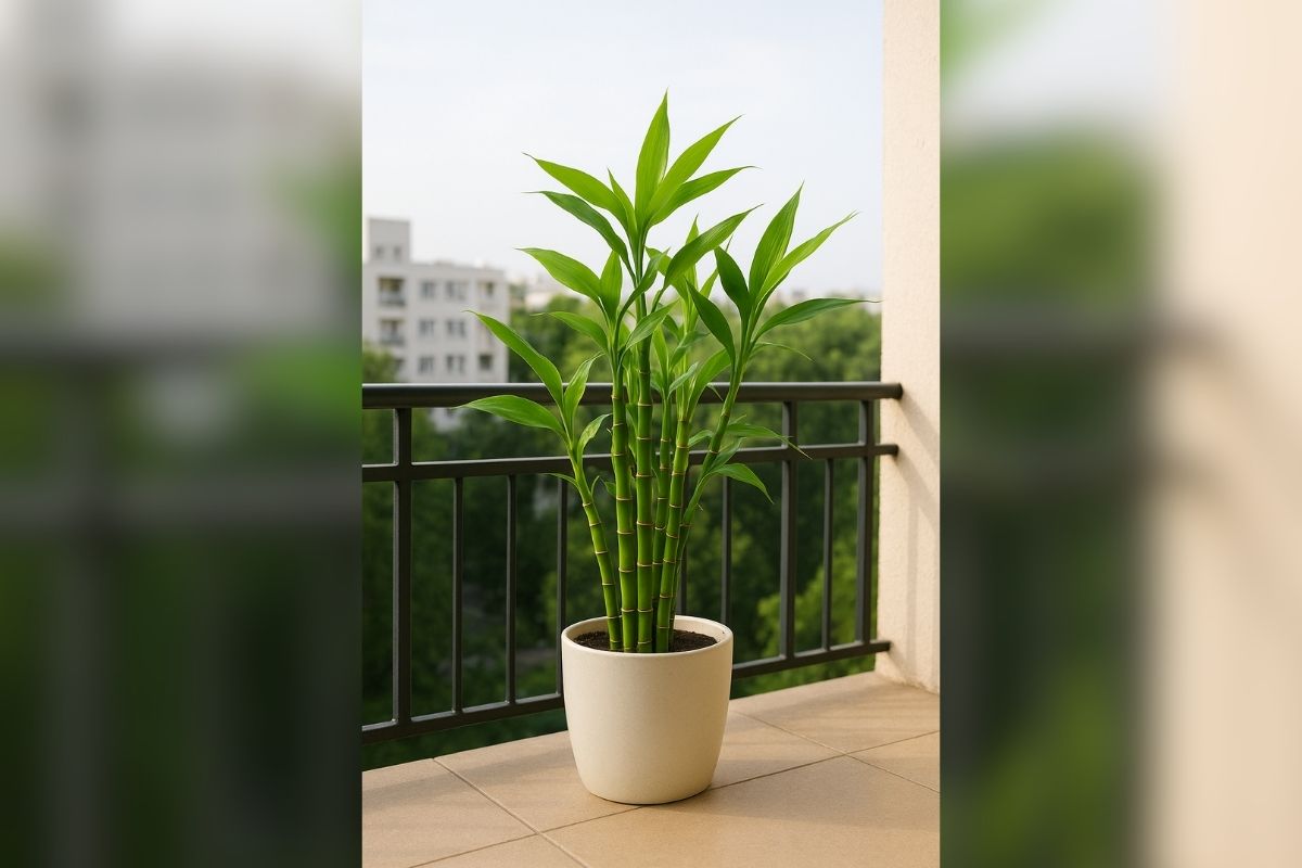 Feng Shui Tips For Balcony: फेंगशुई के अनुसार बालकनी में लगाएं ये 3 पौधे, घर में सुख और समृद्धि की नहीं होगी कमी 2 Bamboo Plant (Ai Generated)