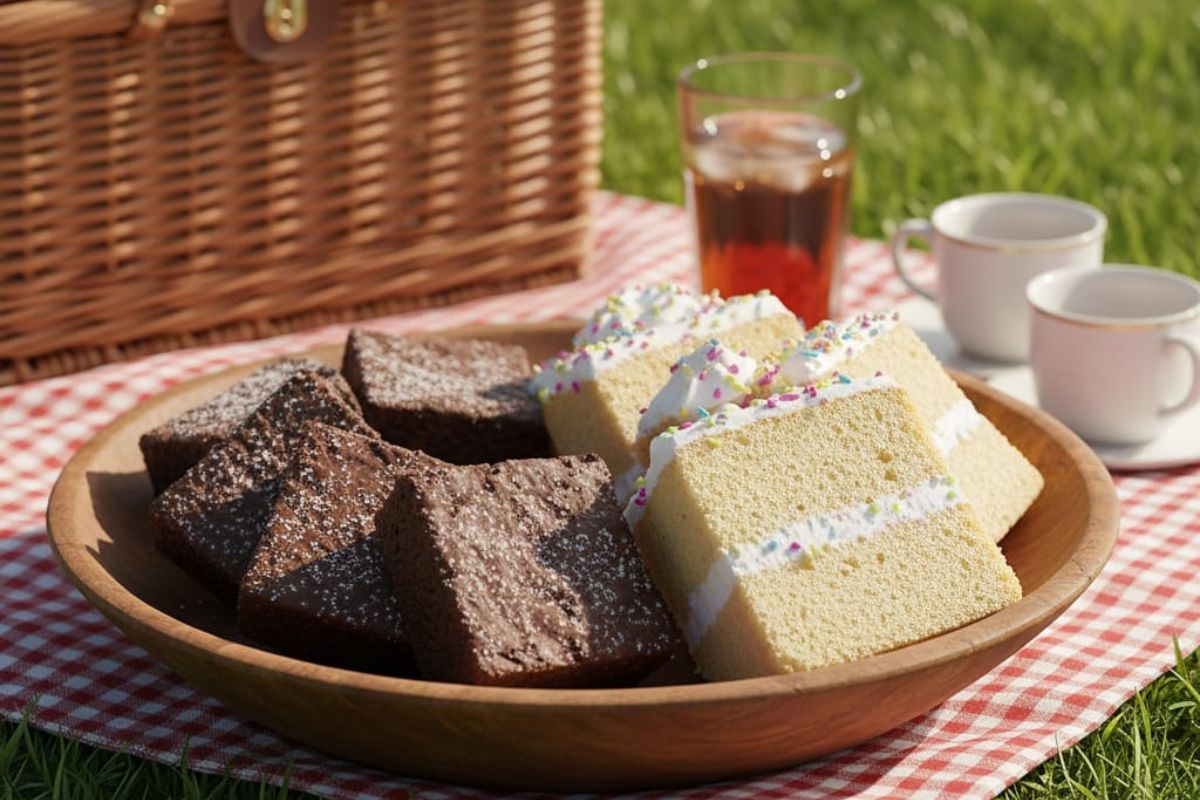 Cake And Brownie (Ai Generated)