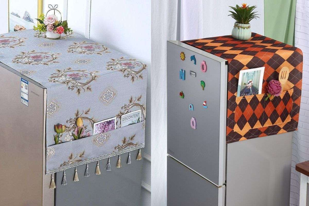 Cotton Fridge Cover (Image Source: Pinterest)