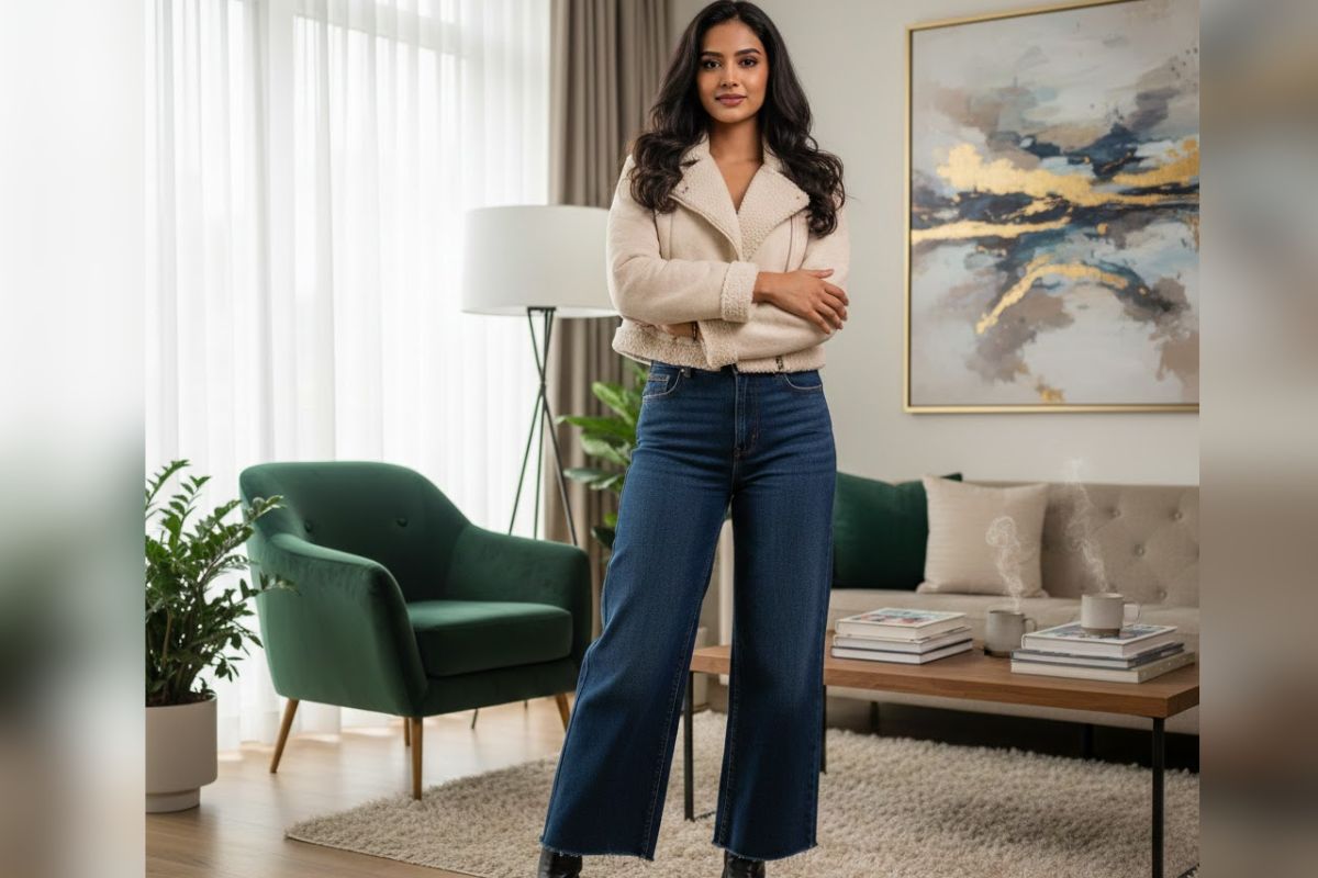 College Winter Outfits For Girls: ठंड में भी बनाएं अपना लुक स्पेशल, यहां देखें कॉलेज गर्ल्स के लिए आउटफिट आइडियाज 2 Crop Jacket