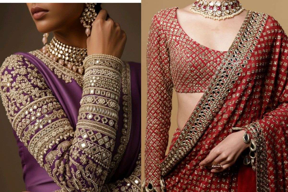 Blouse For Nayi Dulhan: हर दुल्हन की वार्डरोब में होना चाहिए ये 5 ब्लाउज, बढ़ाएंगे आपकी स्टाइल की शान 5 Heavy Work Blouse (Image Source: Pinterest)