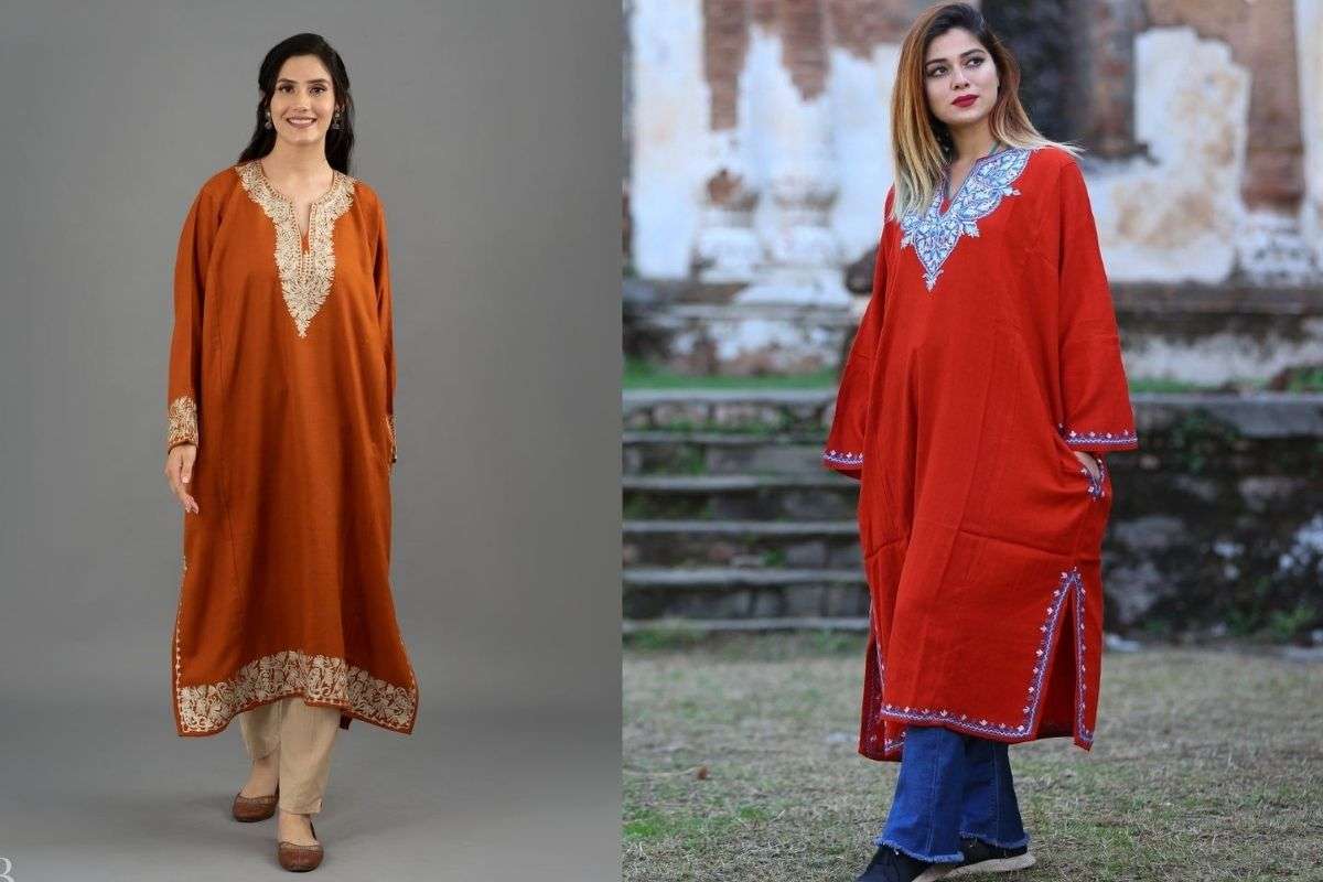 Kashmiri Suit For Women: फैशन में फिर छाया कश्मीरी सूट, देखिए इसके सबसे लेटेस्ट और ट्रेंडिंग डिजाइन 6 Kashmiri Phiran Style Suit (Image Source: Pinterest)