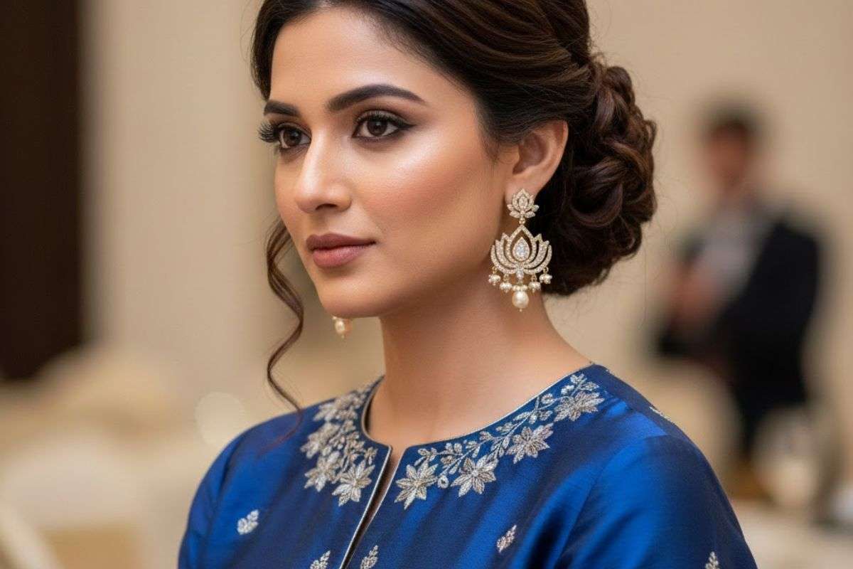 Earrings Design For Suit: स्पेशल मौके पर सूट के साथ सुंदर लगेंगे ये इयररिंग्स डिजाइन 5 Lotus Earrings