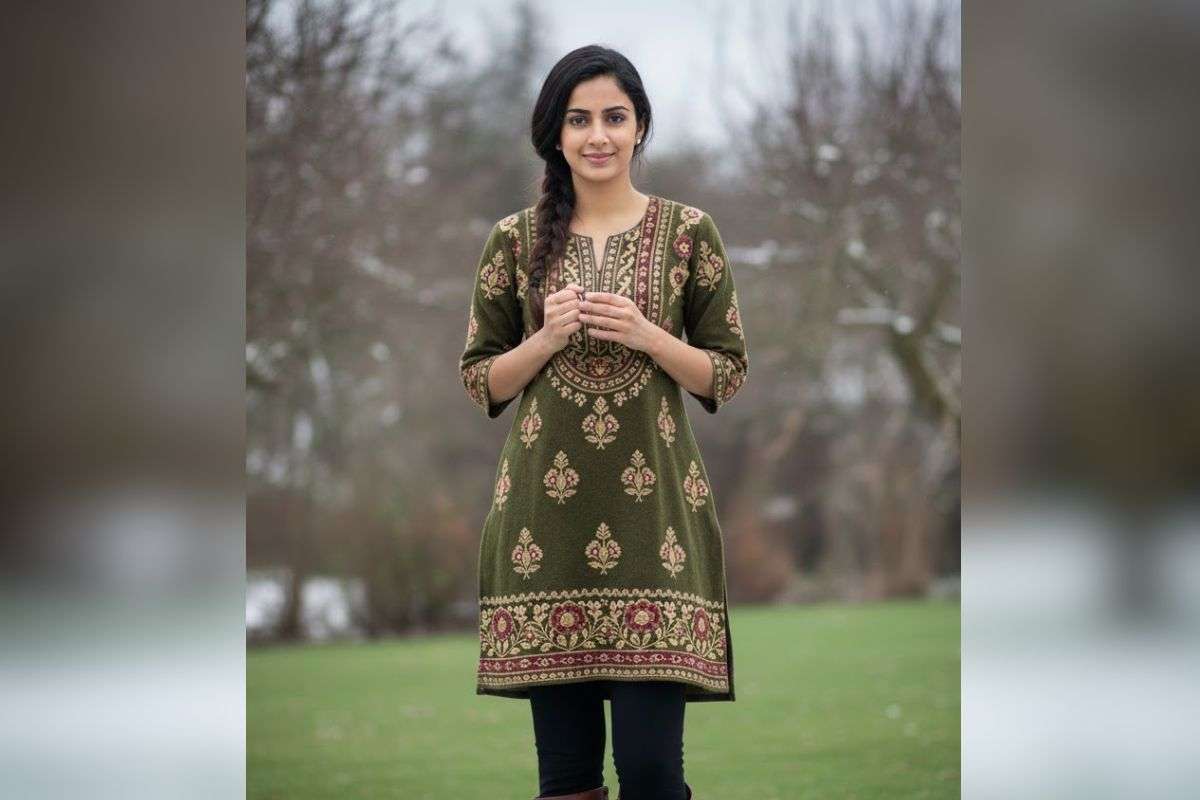 Winter Special Woolen Kurti Design: इन वूलन कुर्ती से ठंड में भी पाएं शानदार लुक, यहां देखें खूबसूरत डिजाइन 4 Short Kurti