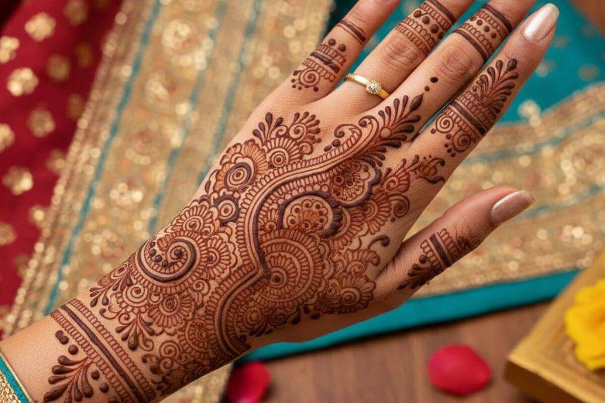 Back Hand Mehndi