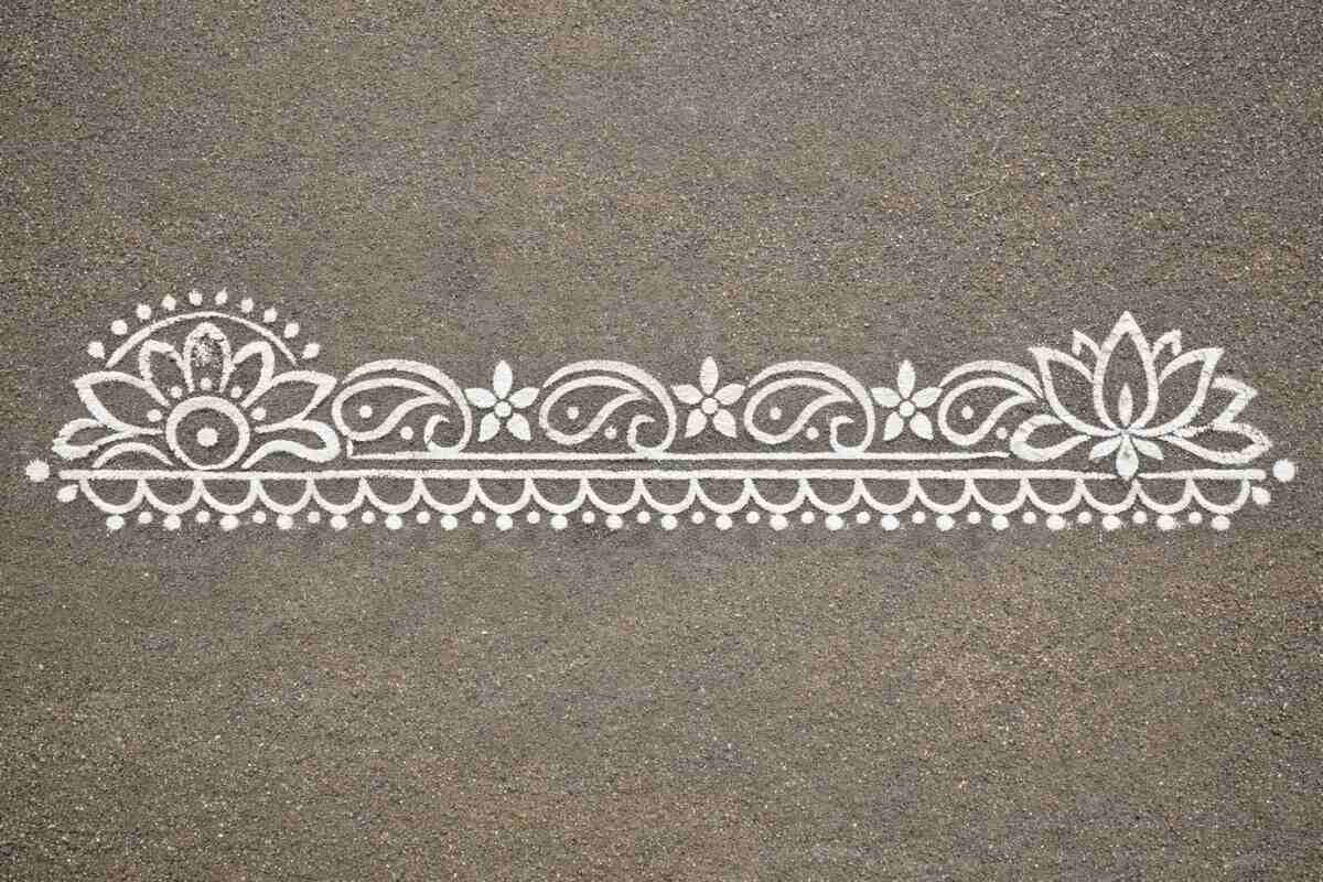 Border Rangoli Design
