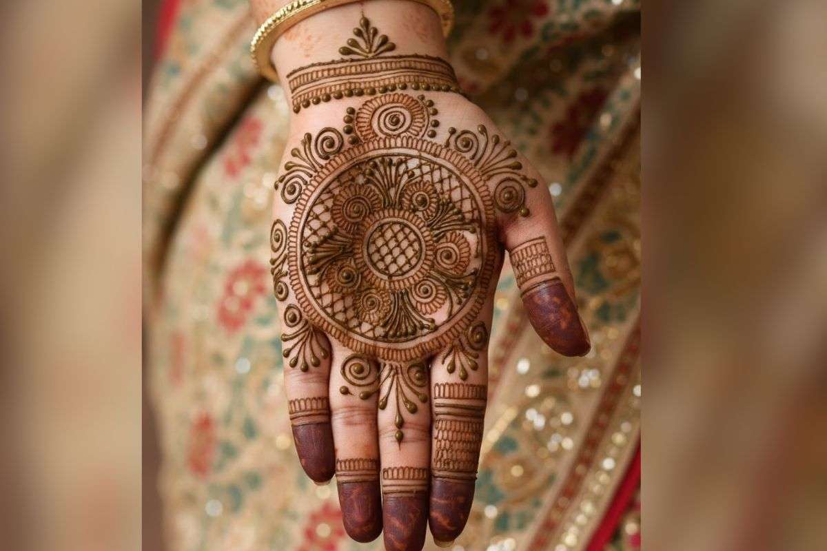 Circle Mehndi Design