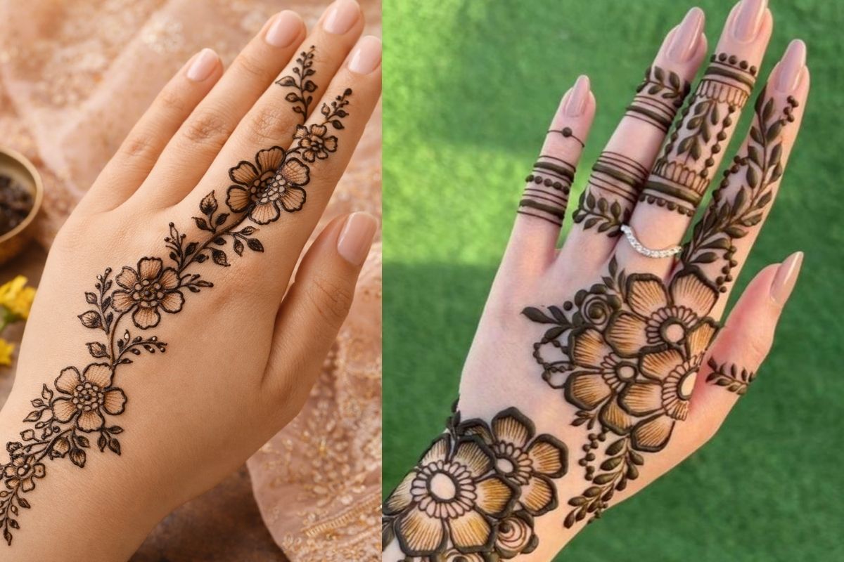 Floral Mehndi Designs