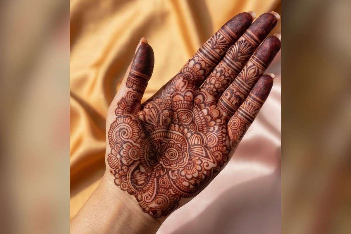 Front Hand Mehndi Design