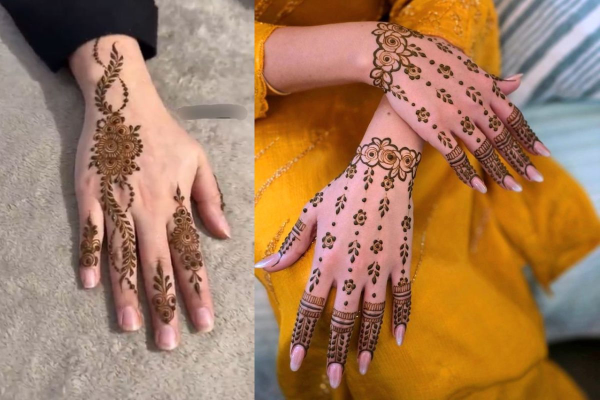 Full Hand Simple Mehndi Design