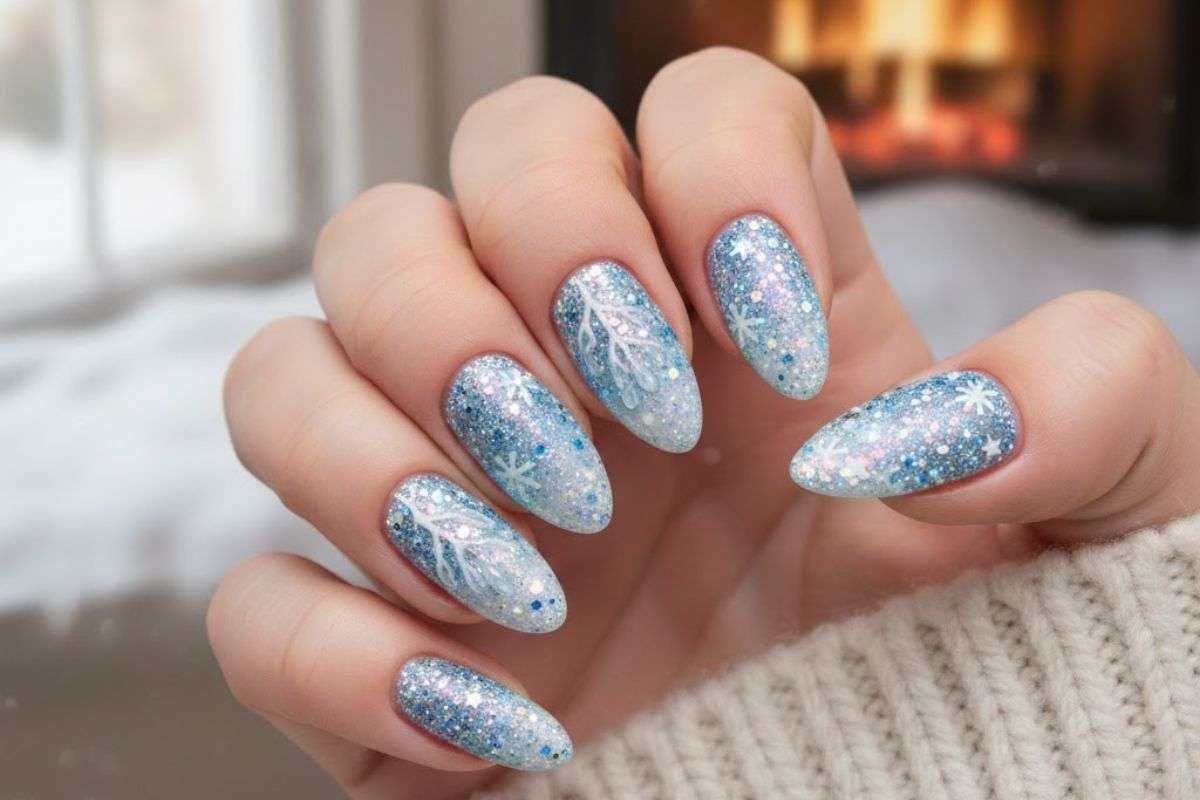Winter Special Nail Art: विंटर में नाखूनों को नया स्टाइल देंगे ये ट्रेंडी नेल आर्ट, जरूर करें ट्राई 2 Glitter Nail Art