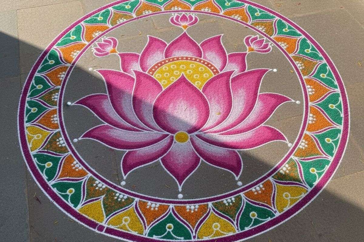 Lotus Rangoli