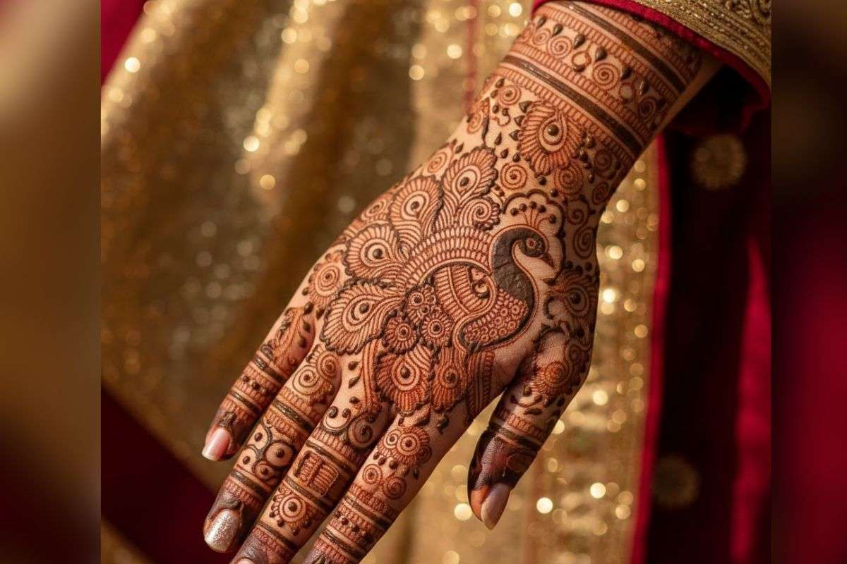 Engagement Mehndi Design: सगाई के मौके पर हाथों में रचाएं ये खूबसूरत मेहंदी डिजाइन, जो भी देखेगा करेगा जमकर तारीफ 5 Peacock Mehndi Design