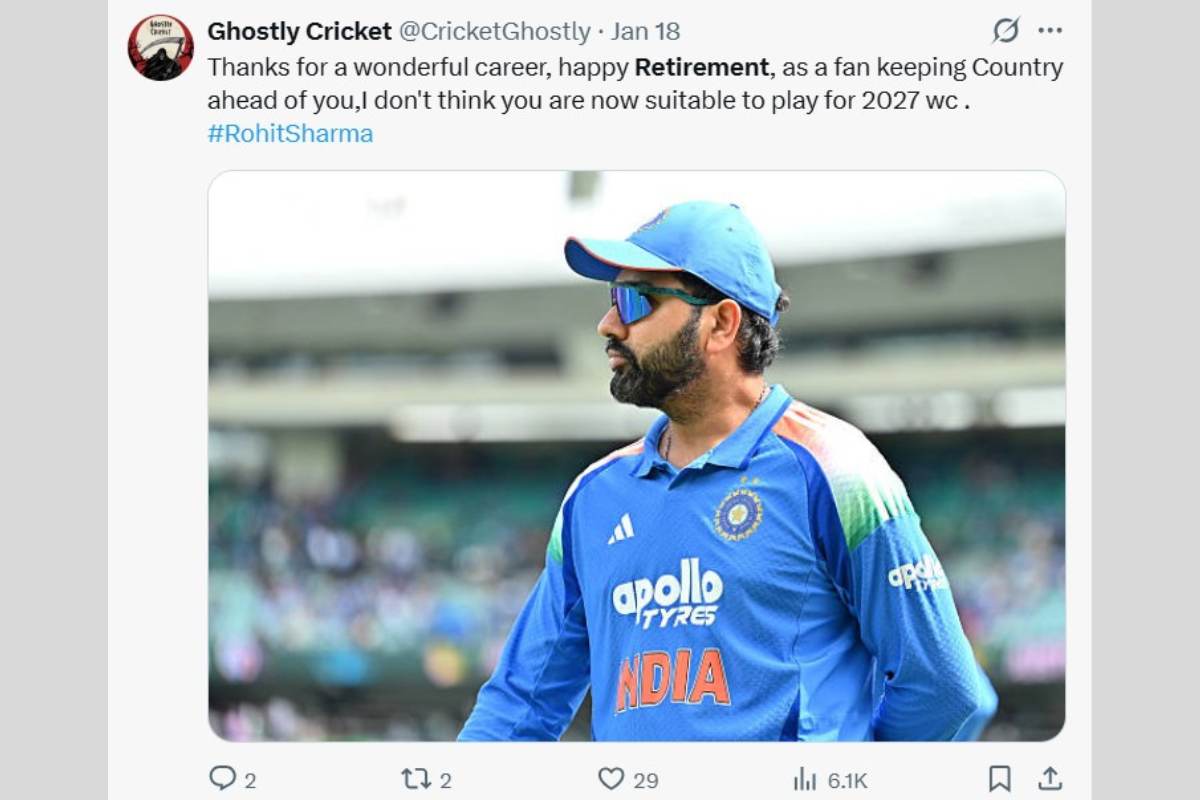 Rohit Sharma Retirement Tweet 3